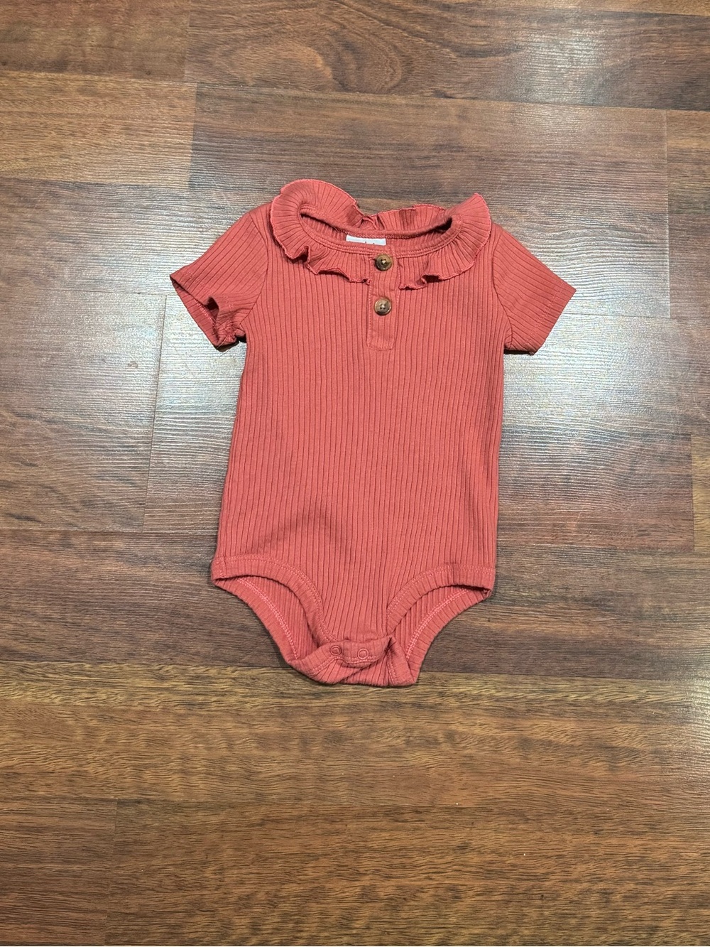 Nicole Miller - Ribbed Short-Sleeve One-Piece Onesie
